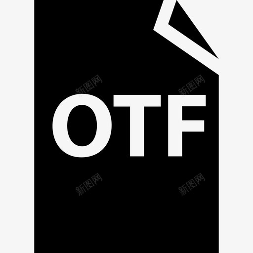 Otf文件接口仪表板图标svg_新图网 https://ixintu.com Otf文件 仪表板 接口