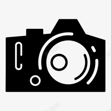 数码相机相机镜头摄影图标图标