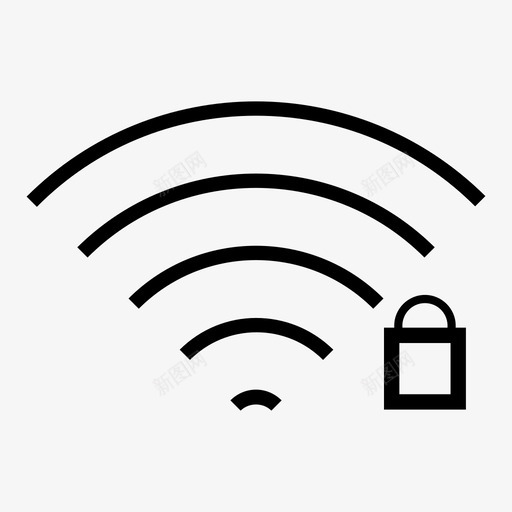 wifi网络密码密码保护图标svg_新图网 https://ixintu.com internet密码安全wifi网络密码 wifi wifi锁定 受保护wifi 安全wifi 密码保护 网络密码