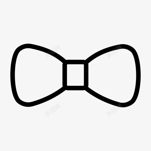 领结衣服花式图标svg_新图网 https://ixintu.com 杂线 花式 衣服 领带 领结