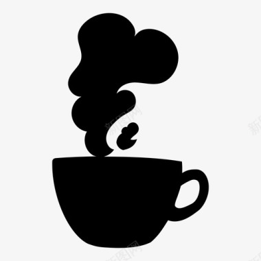 咖啡卡布奇诺拿铁图标图标