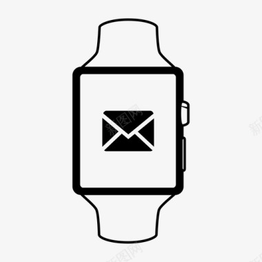 智能手表邮件苹果移动图标图标