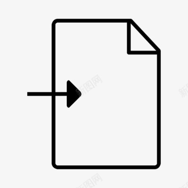 文件页面纸质文件图标图标