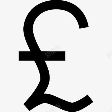 英镑货币贸易图标图标