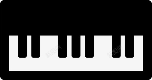 合成器乐队键盘图标图标