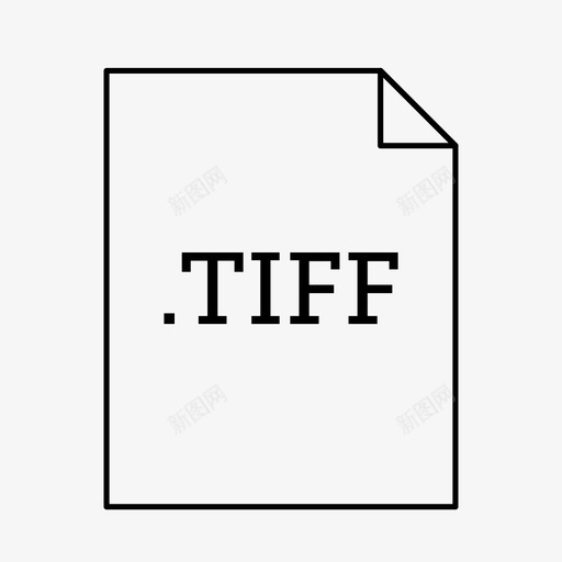 tiff文件文档文件类型图标svg_新图网 https://ixintu.com tiff文件 应用程序和文件类型 文件类型 文档