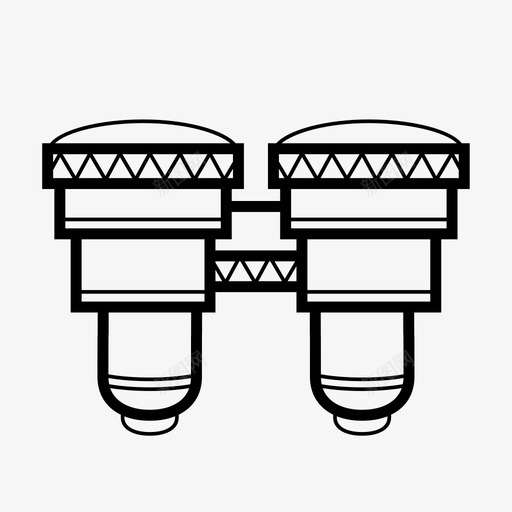 双筒望远镜探索发现图标svg_新图网 https://ixintu.com 冒险时光 双筒望远镜 发现 复古 探索 搜索