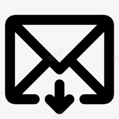 邮件附件电子邮件图标图标