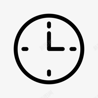 时钟模拟时间表图标图标