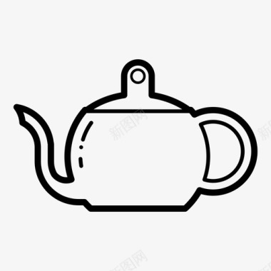 茶壶饮料热茶图标图标
