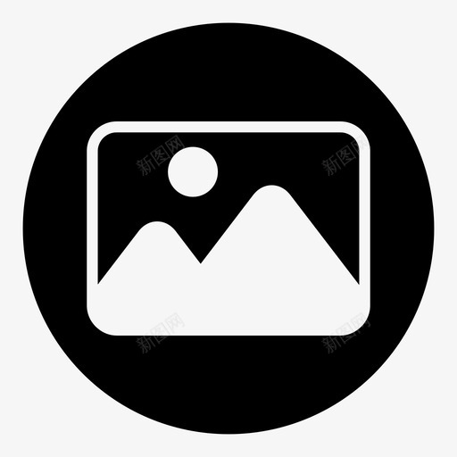 图像风景山脉图标svg_新图网 https://ixintu.com 图像 山脉 照片 用户界面 风景
