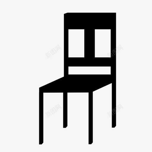 椅子餐厅座位图标svg_新图网 https://ixintu.com 座位 桌子 椅子 餐厅