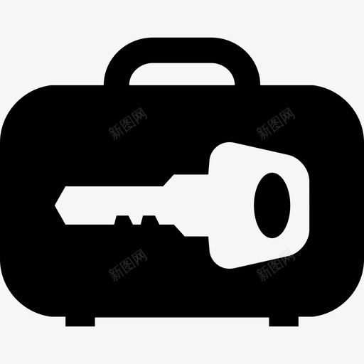 公文包钥匙保安钥匙和锁图标svg_新图网 https://ixintu.com 保安 公文包钥匙 钥匙和锁