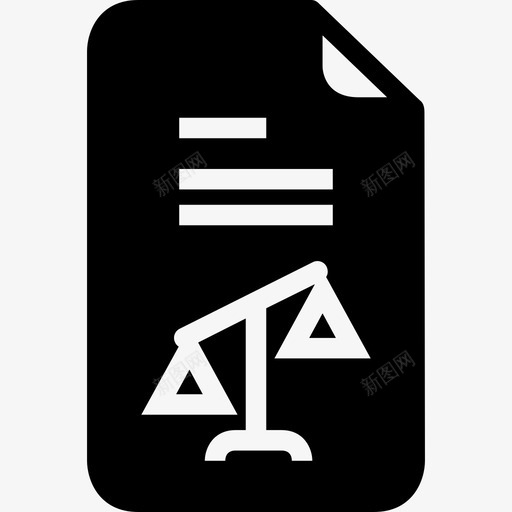 判决书法律法庭图标svg_新图网 https://ixintu.com 判决书 恶心的文件 法庭 法律