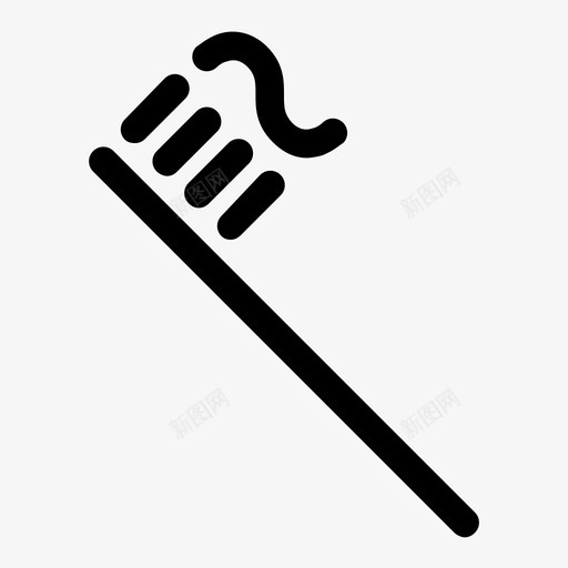 牙刷浴室口腔图标svg_新图网 https://ixintu.com 口腔 家具 浴室 牙刷 牙膏 牙齿