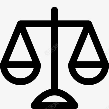 公正量表平衡量表法院图标图标