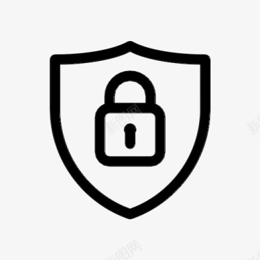 安全加密帐户设置图标图标