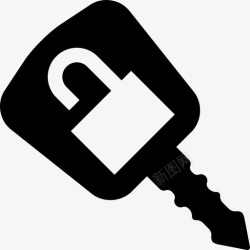 气囊报警汽车锁汽车报警钥匙安全装置钥匙和锁图标高清图片