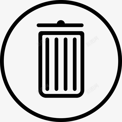 删除垃圾箱罐头图标svg_新图网 https://ixintu.com 删除 垃圾 垃圾箱 环球包装 罐头