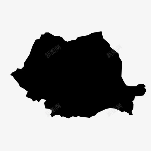 罗马尼亚国家欧洲图标svg_新图网 https://ixintu.com 世界 世界地图 国家 地理 欧洲 罗马尼亚