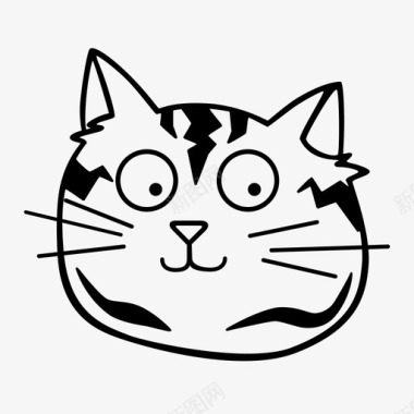 微笑动物猫图标图标