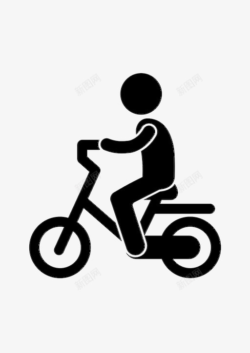 自行车骑自行车享受图标svg_新图网 https://ixintu.com 享受 自行车 骑自行车