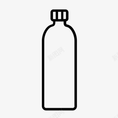 水瓶玻璃瓶果汁图标图标