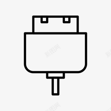 充电电缆电池充电器图标图标