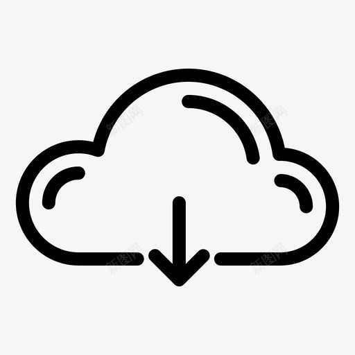 云计算机互联网图标svg_新图网 https://ixintu.com 云下载 互联网 技术 技术图标 计算机