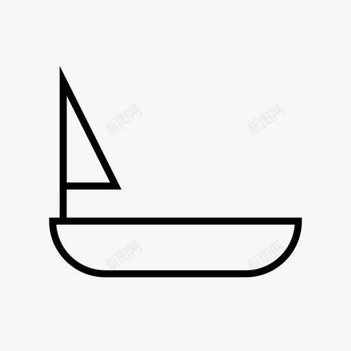 帆船旅行航海图标svg_新图网 https://ixintu.com 帆船 旅行 海外 海洋 航海