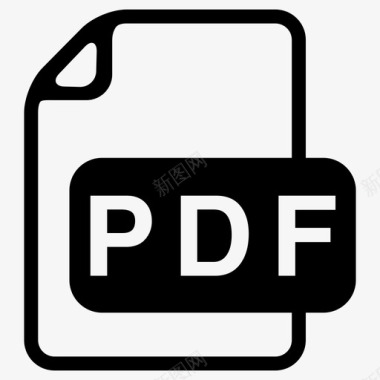 pdf文件扩展名文件格式图标图标