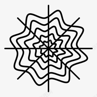 蜘蛛网万圣节十月图标图标