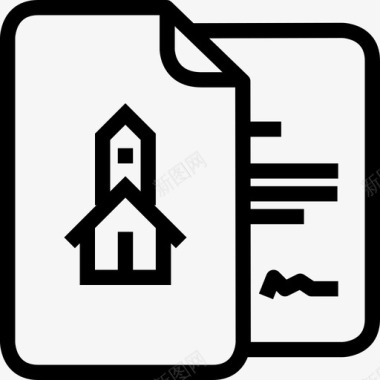 结婚证教堂文件图标图标