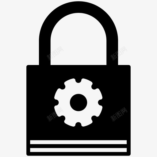锁设置锁定设置齿轮图标svg_新图网 https://ixintu.com Yuminkypc字形 保护 密码 锁定设置 锁设置 齿轮