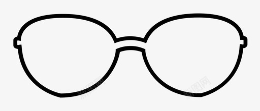 眼镜镜框阅读图标图标