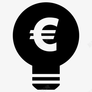 灯泡成本财务计划图标图标