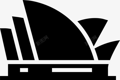 歌剧院礼堂澳大利亚图标图标
