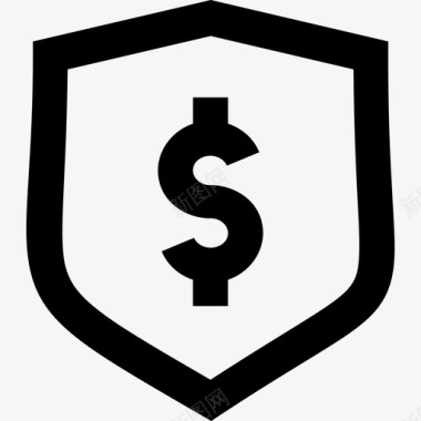 金融安全保护保险图标图标