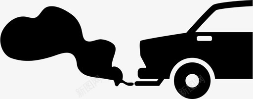 汽车污染空气一氧化碳图标svg_新图网 https://ixintu.com 一氧化碳 废气 汽车污染 烟雾 空气 肮脏