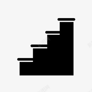 楼梯建筑住宅图标图标