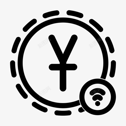 moneywireless支付人民币图标svg_新图网 https://ixintu.com moneywireless 人民币 支付