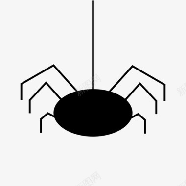 蜘蛛万圣节十月图标图标