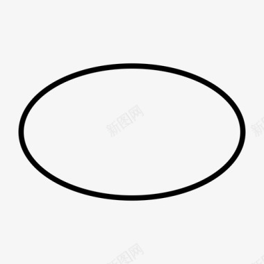 椭圆形圆形几何形图标图标