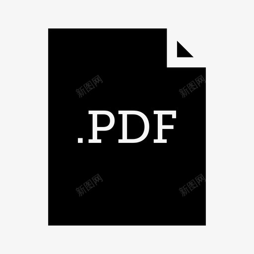 pdf文件应用程序文件类型图标svg_新图网 https://ixintu.com pdf文件 应用程序 应用程序和文件类型 文件类型