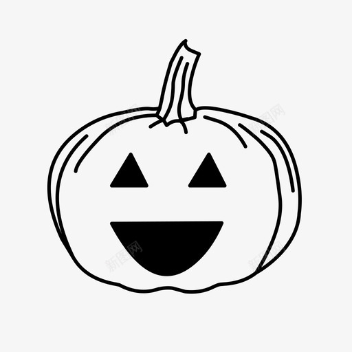 jackolanternjacko灯笼秋天图标svg_新图网 https://ixintu.com jackolantern jacko灯笼 万圣节 南瓜 秋天 脸 装饰