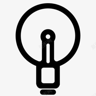 灯泡安瓿电学图标图标