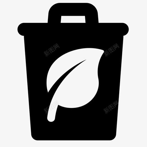 回收堆肥生态图标svg_新图网 https://ixintu.com 回收 垃圾 堆肥 废物 环境 生态 绿色 自然