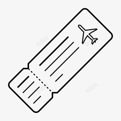 机票航空公司预订机票图标svg_新图网 https://ixintu.com 旅行 机场 机票 航空公司 预订 预订机票 飞机旅行