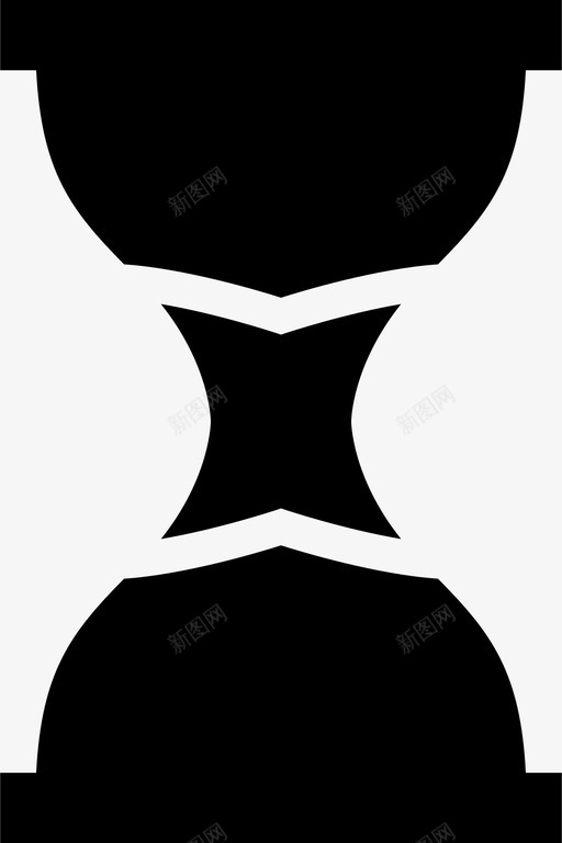 沙漏沙子时间图标svg_新图网 https://ixintu.com 时间 标准图标 沙子 沙漏 等待