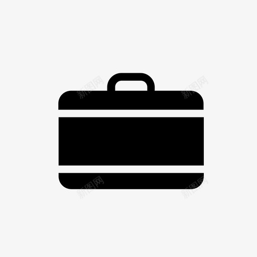 手提箱商务包行李图标svg_新图网 https://ixintu.com 商务包 手提箱 旅行 行李
